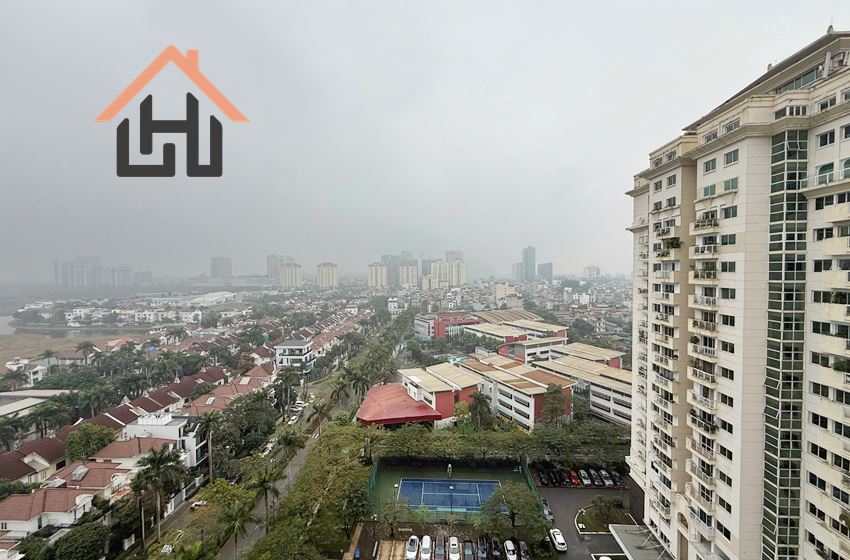 Fully-furnished 04 bedroom condominium for rent in Block E Ciputra, Hanoi.