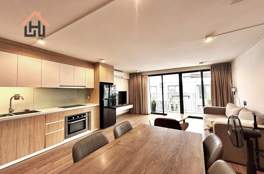 Nice duplex 1 bedroom apartment for rent in Tay Ho, Hanoi