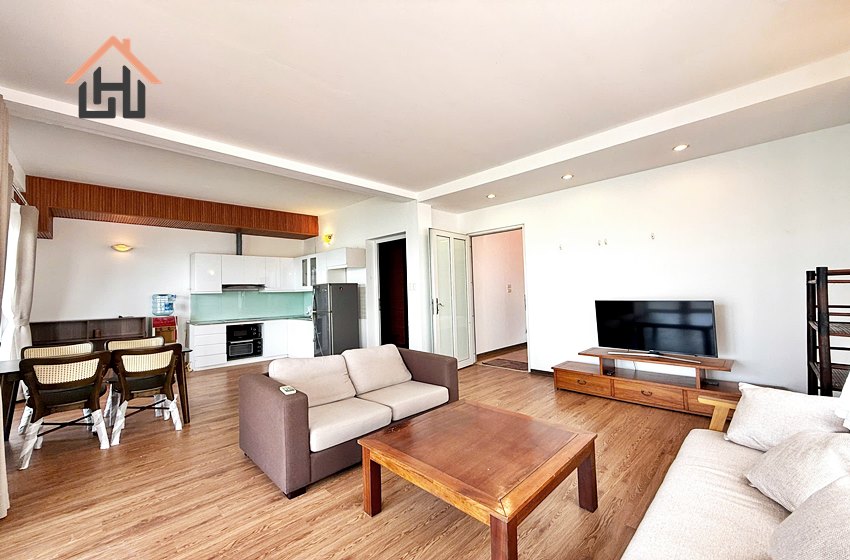 Lake view 1 bedroom apartment for rent in Tay Ho, Hanoi