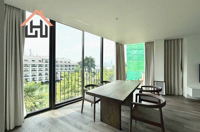 Beautiful 1 bedroom apartment with lake view for rent in Tay Ho.