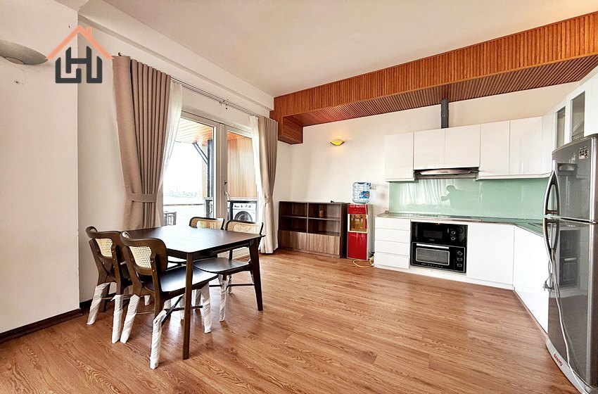 Lake view 1 bedroom apartment for rent in Tay Ho, Hanoi