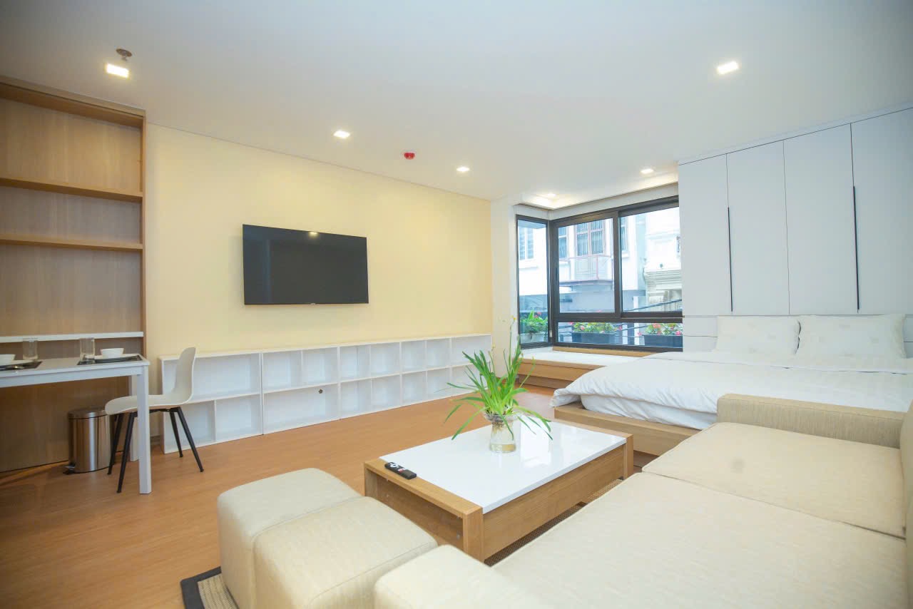 Modern studio apartment for rent in Tay Ho, Hanoi