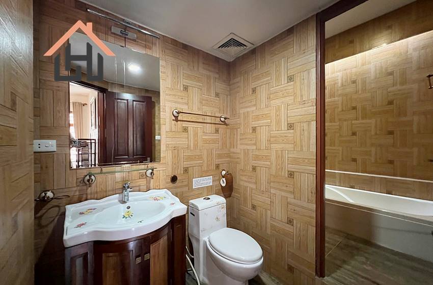 Elegant French-Style 2-Bedroom Apartment in Truc Bach