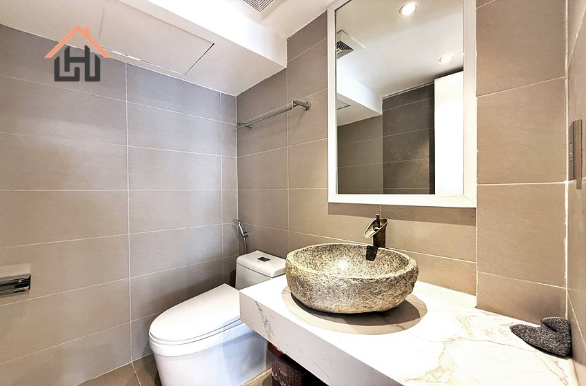 Nice duplex 1 bedroom apartment for rent in Tay Ho, Hanoi
