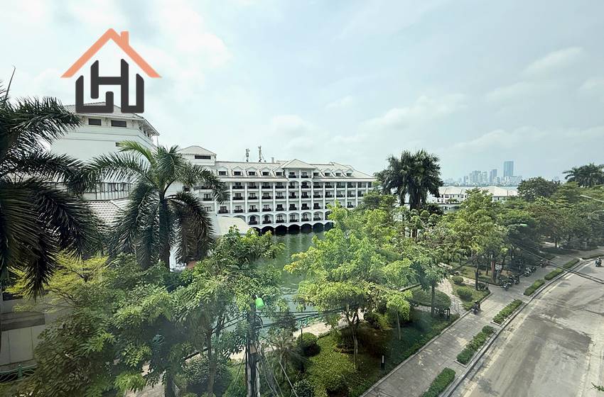 Beautiful 1 bedroom apartment with lake view for rent in Tay Ho.