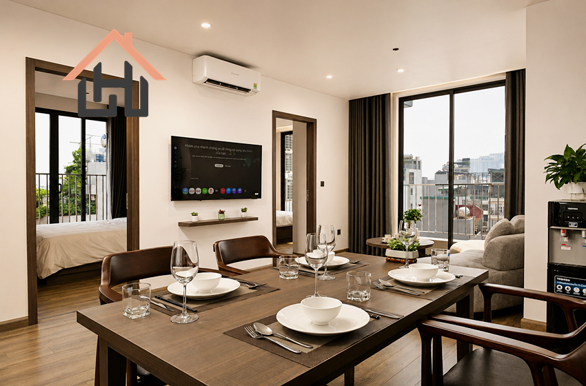 Brand new and moderm 02 bedroom apartment for rent in Tay Ho.