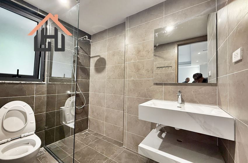 Modern 2 bedroom apartment with a balcony for rent in Tay Ho, Hanoi