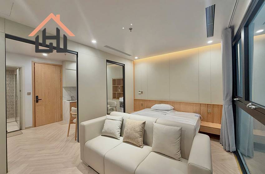 A brand new, modern 1-bedroom apartment for rent in Tay Ho