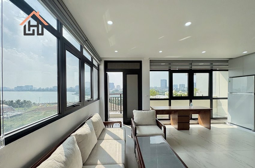 Full of light 1 bedroom apartment for rent in Tay Ho, Hanoii