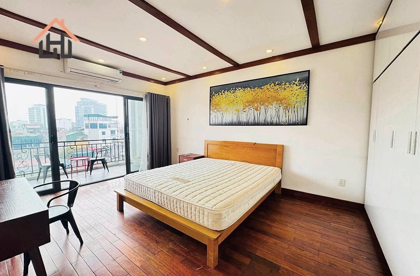 Fully furnished 1 bedroom apartment for rent in Dong Da, Hanoi