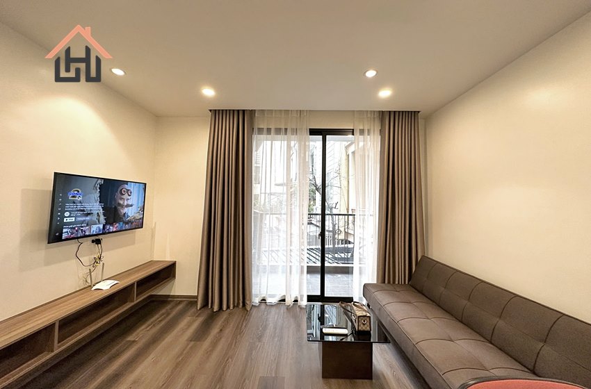 Modern 1 bedroom apartment with a balcony for rent in Ba Dinh, Hanoi