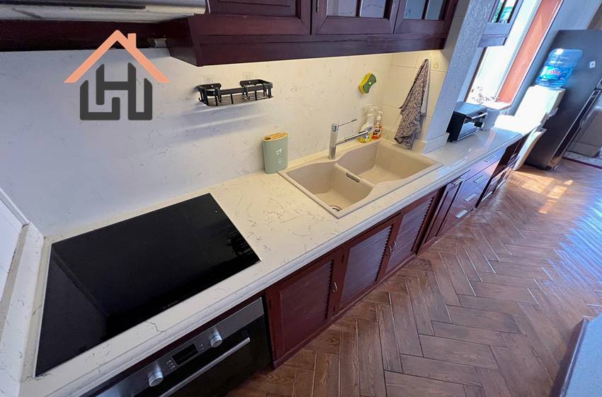 Nice apartment with balcony and lake view for rent in Truc Bach Area, Ba Dinh District, Hanoi