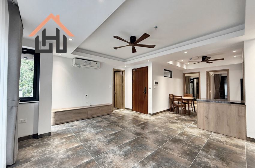 Modern 2 bedroom apartment with a balcony for rent in Tay Ho, Hanoi