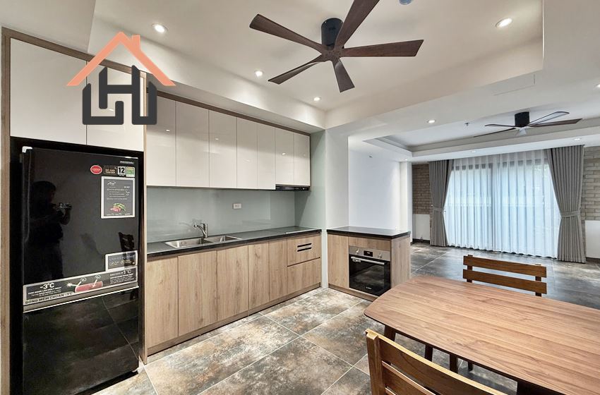 Modern 2 bedroom apartment with a balcony for rent in Tay Ho, Hanoi