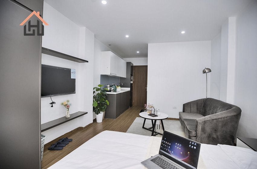 Fully furnished studio apartment for rent in Ba Dinh, Hanoi