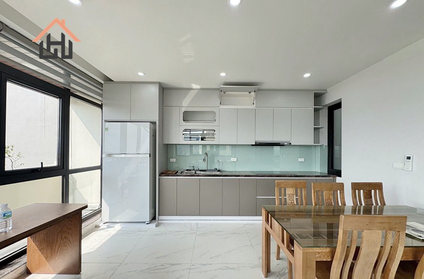 Full of light 1 bedroom apartment for rent in Tay Ho, Hanoii