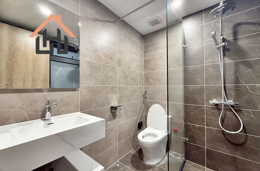 Modern 2 bedroom apartment with a balcony for rent in Tay Ho, Hanoi